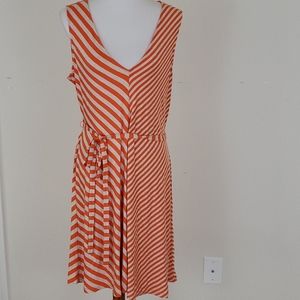 Calvin Klein striped dress size 14
